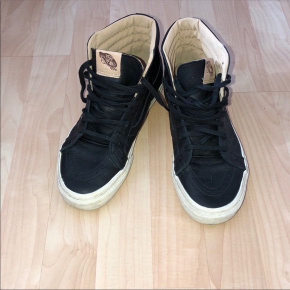 Vans Leather Hightops 7.5 - Picture 3 of 4